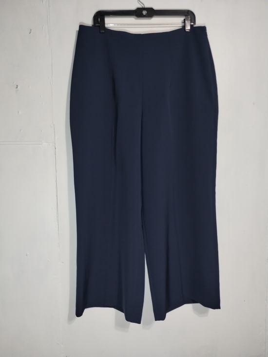 Nine West Pants - Nine West Navy Wide-Leg Dress Pants